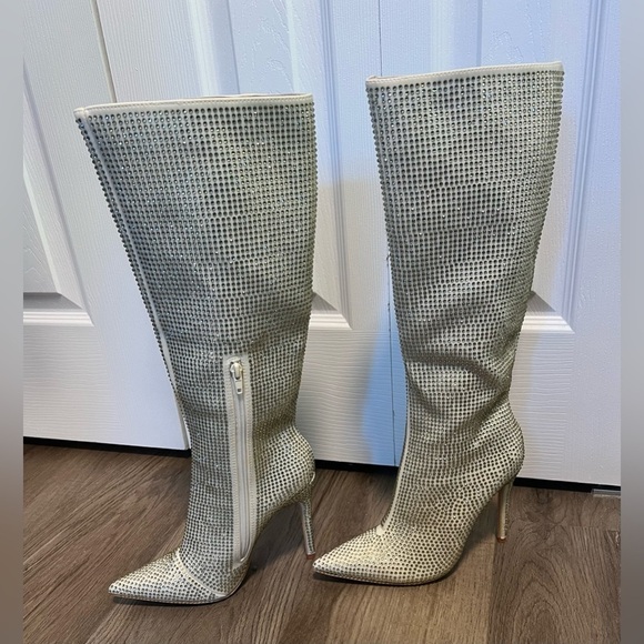 Public Desire Lexi Knee High Boots - Picture 2 of 5